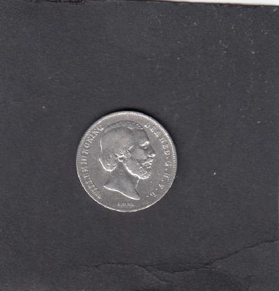 Beschrijving: 1/2 Gulden WILLEM III